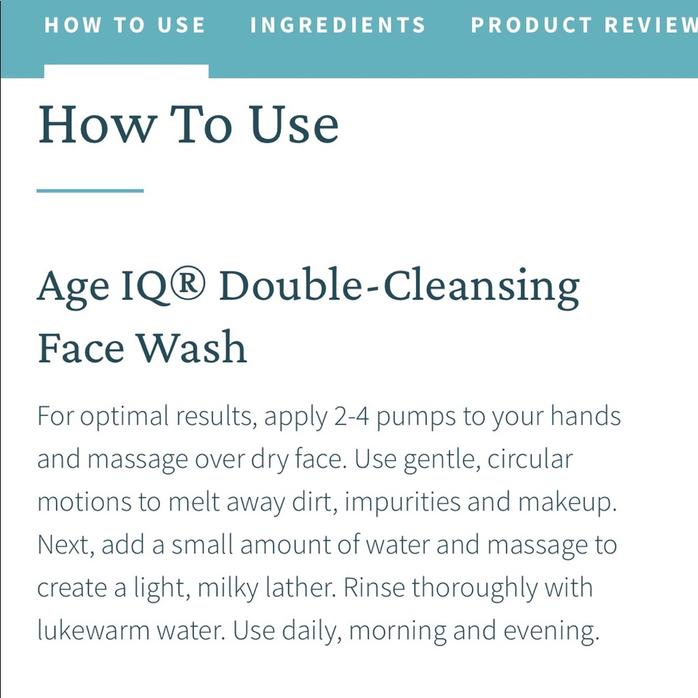 Neora Age IQ Double Cleansing face wash - Picture 2 of 7